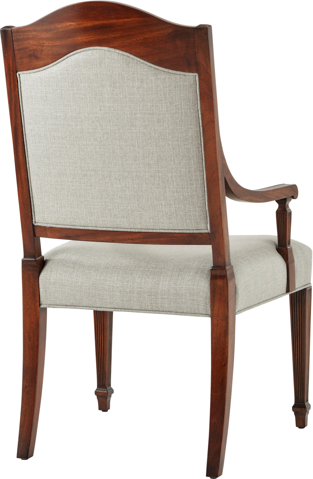 SwayLiving Sheraton's Satinwood Armchair - Set Of 2 DINING CHAIRS
