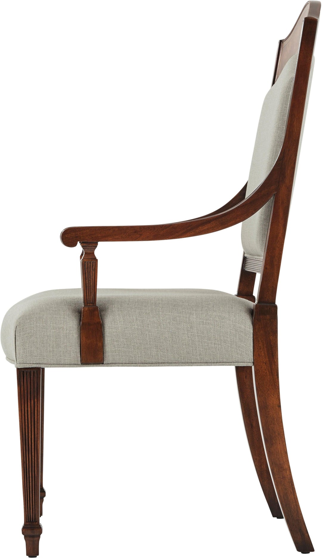 SwayLiving Sheraton's Satinwood Armchair - Set Of 2 DINING CHAIRS