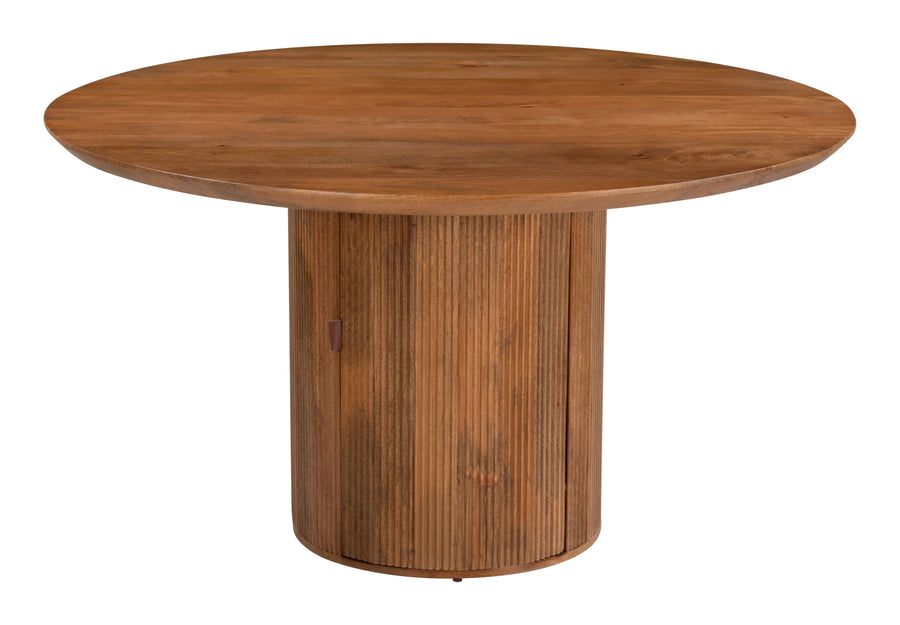 SwayLiving Izola Dining Table Brown DINING TABLES