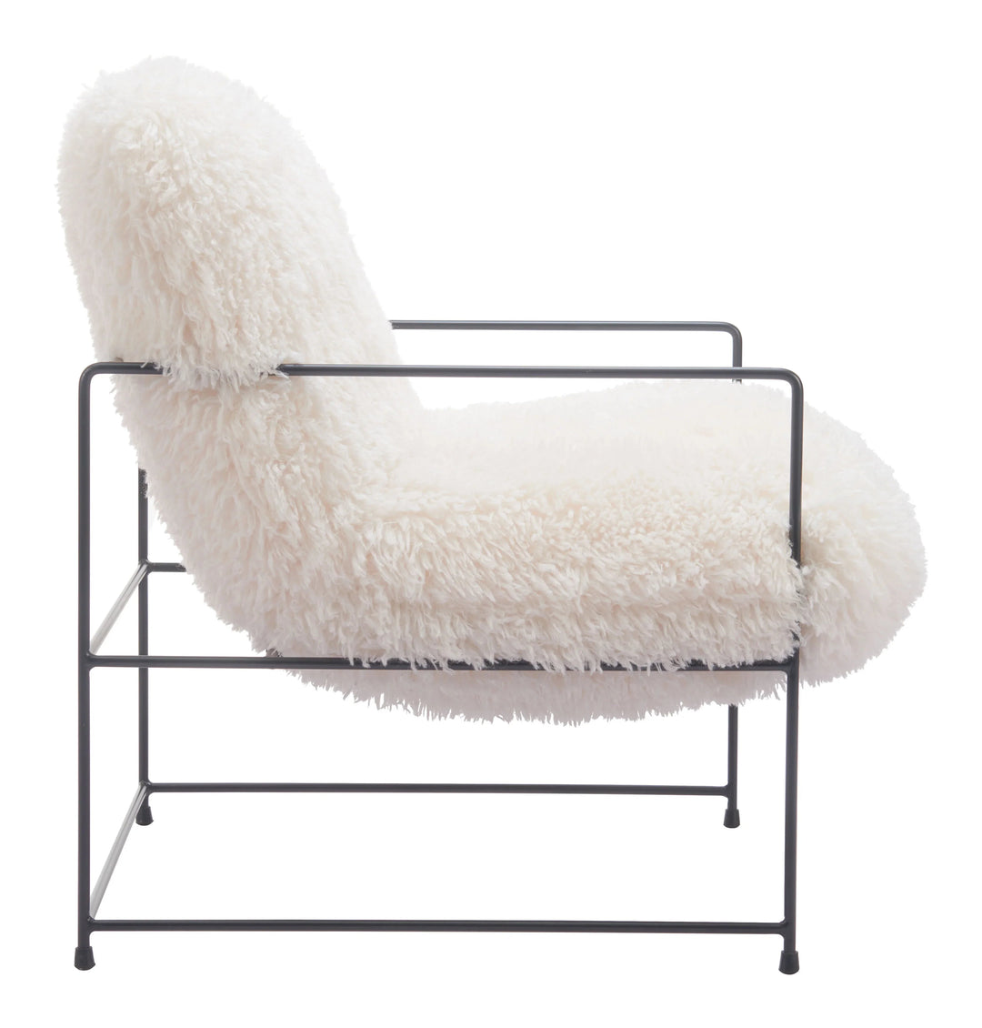 SwayLiving Pelut Accent Chair White ACCENT + LOUNGE CHAIRS