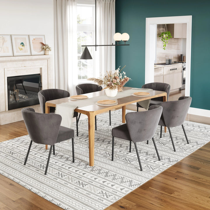 SwayLiving Aimee Dining Chair (Set of 2) Gray DINING CHAIRS