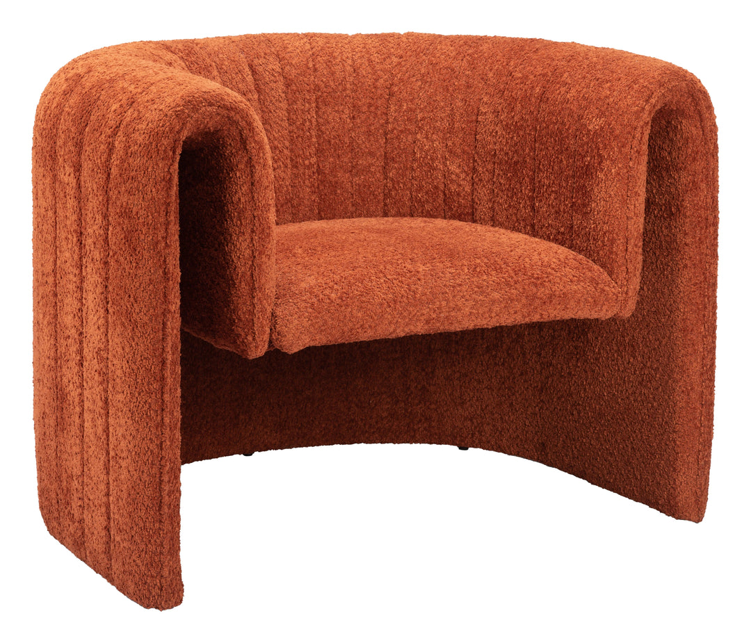 SwayLiving Viana Accent Chair Burnt Orange ACCENT + LOUNGE CHAIRS