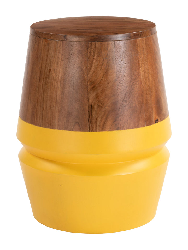 Walnut & Yellow