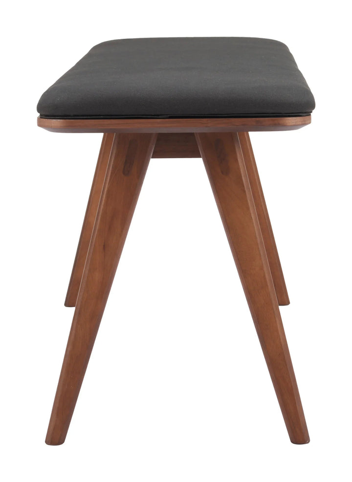 SwayLiving Kazwali Bench Black & Walnut BENCHES