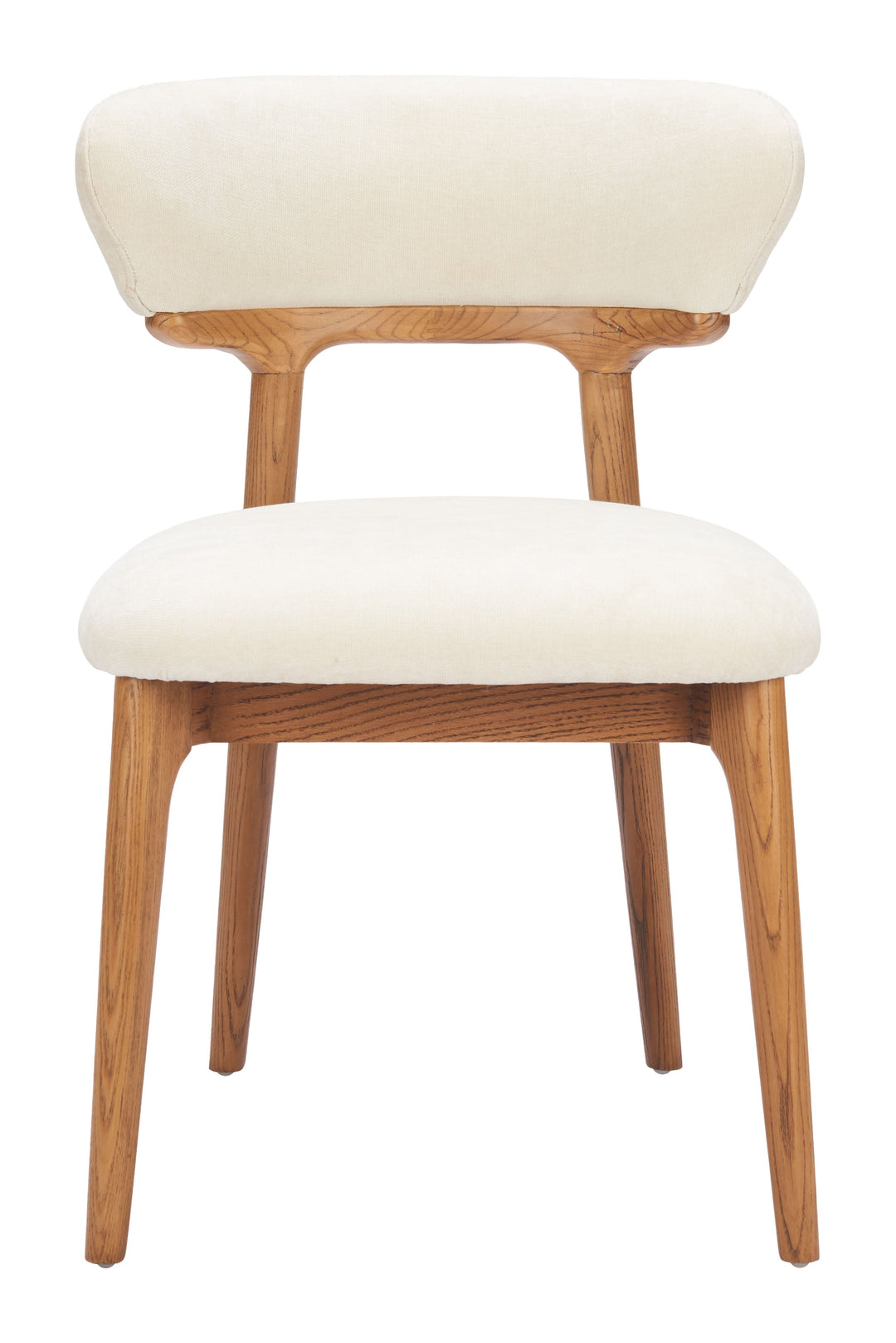 Cedar Dining Chair (Set of 2) White & Walnut