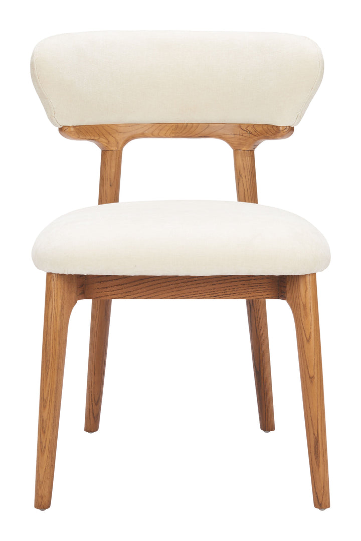 Cedar Dining Chair (Set of 2) White & Walnut