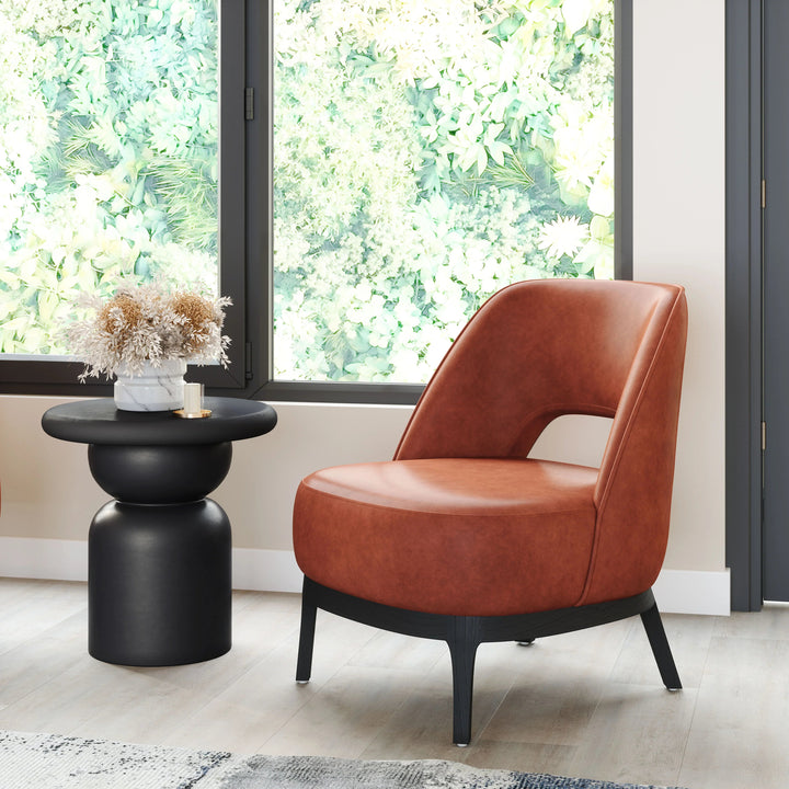 SwayLiving Mistley Accent Chair Brown ACCENT + LOUNGE CHAIRS