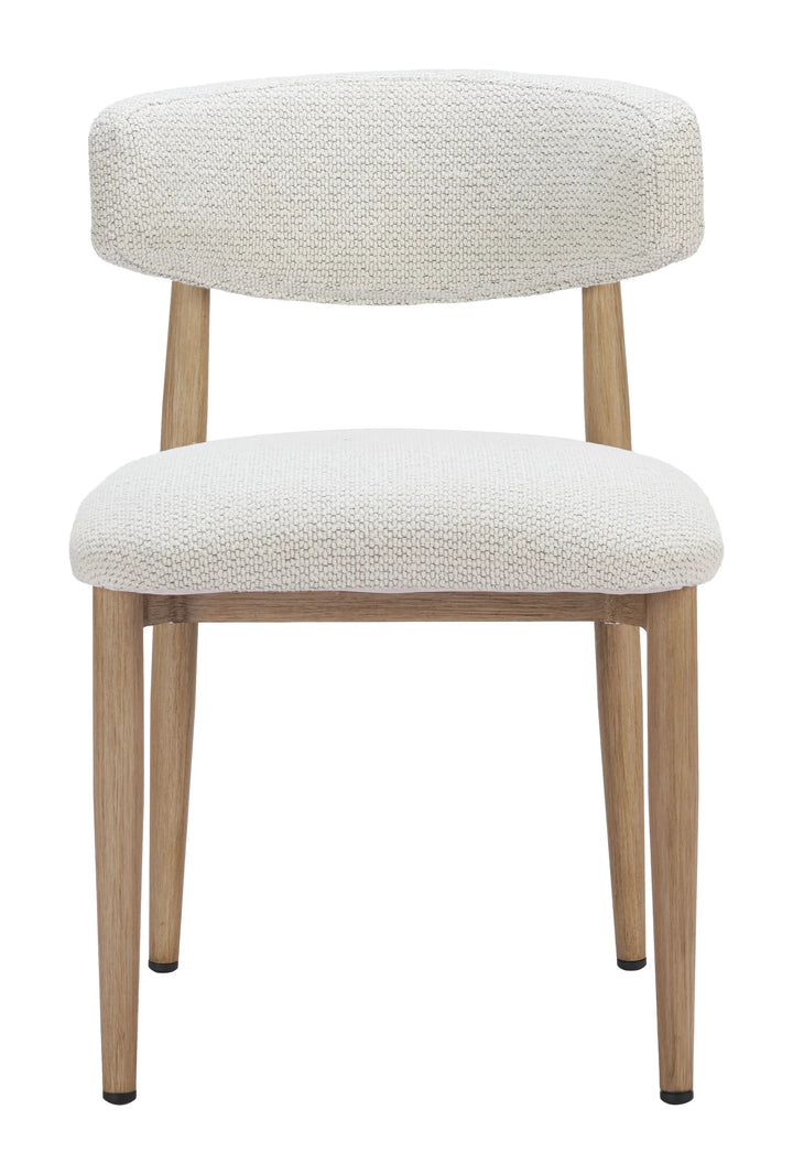 SwayLiving Bege Dining Chair White - Set of 2 DINING CHAIRS