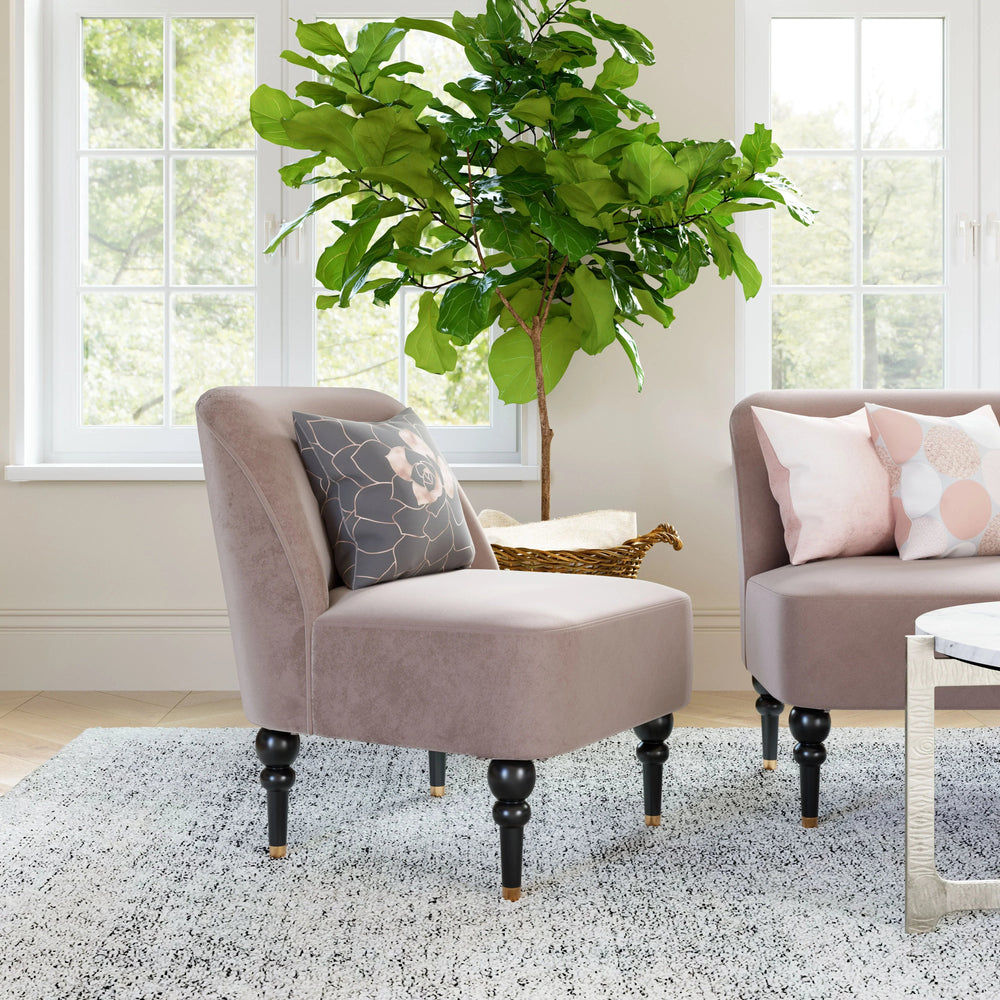 SwayLiving Bintulu Accent Chair Taupe ACCENT + LOUNGE CHAIRS