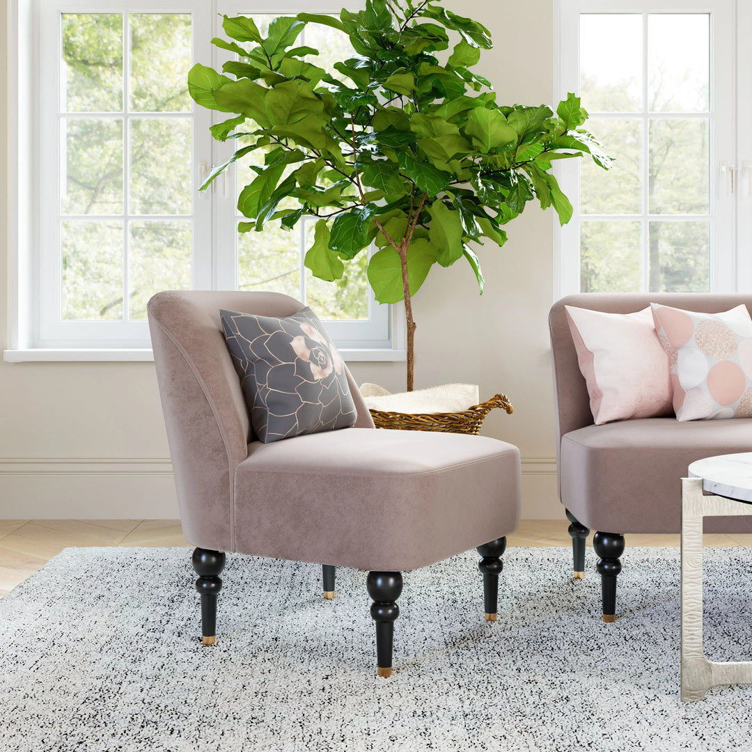 SwayLiving Bintulu Accent Chair Taupe ACCENT + LOUNGE CHAIRS