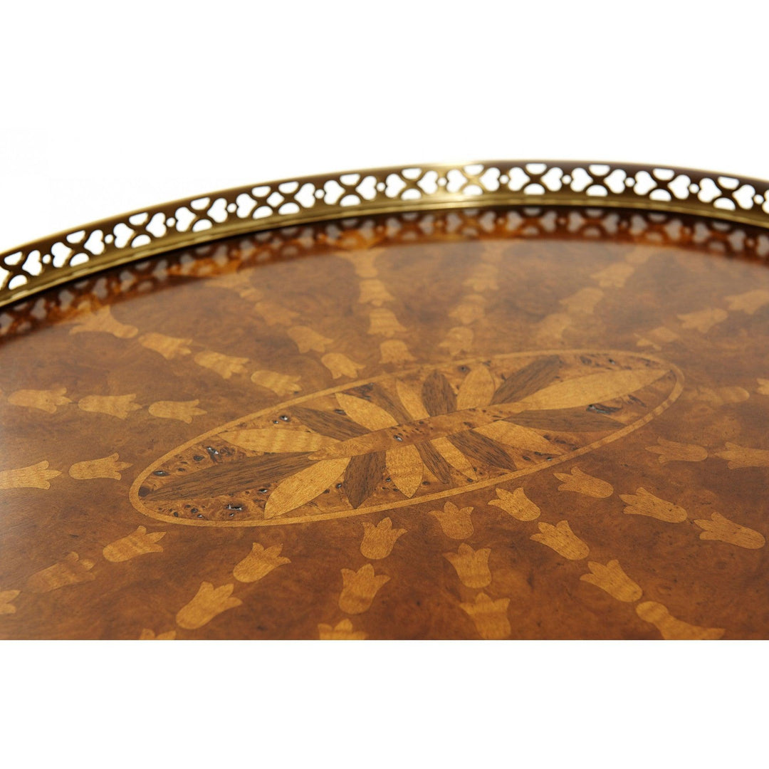 SwayLiving Radiating Parquetry Accent Table ACCENT TABLES