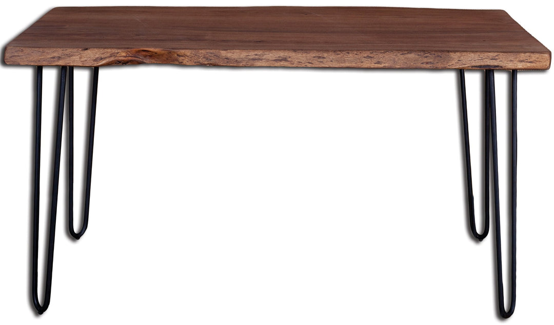 Organic Dining Table - Matte Brown