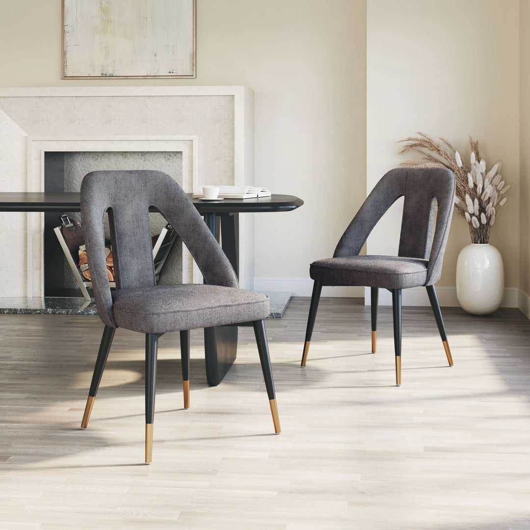 SwayLiving Artus Dining Chair Gray - Set of 2 DINING CHAIRS
