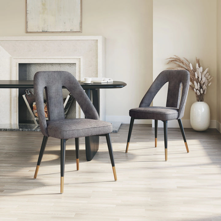 SwayLiving Artus Dining Chair Gray - Set of 2 DINING CHAIRS