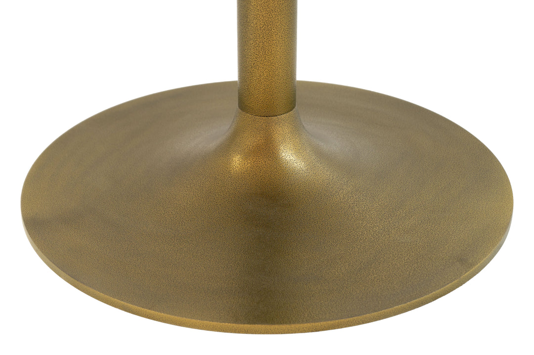Ithaca Dining Table White & Gold