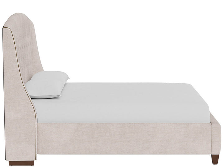 Halston Bed In Belgian Linen