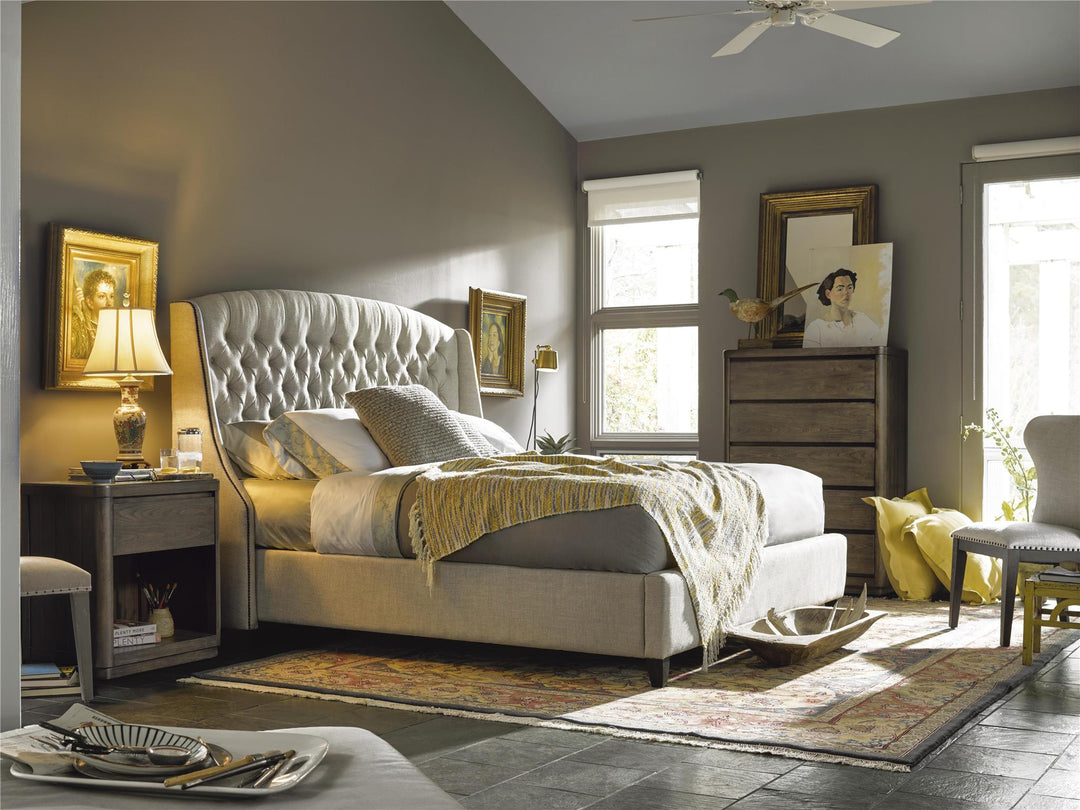 Halston Bed In Belgian Linen