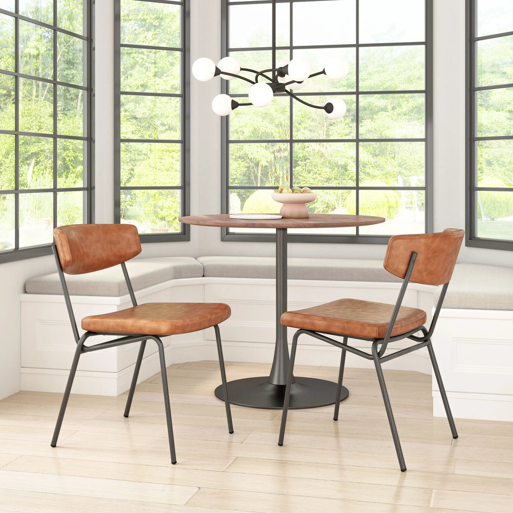 SwayLiving Charon Dining Chair (Set of 2) Vintage Brown DINING CHAIRS