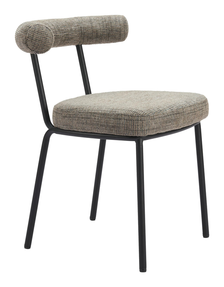 SwayLiving Kede Dining Chair (Set of 2) Green Tweed DINING CHAIRS