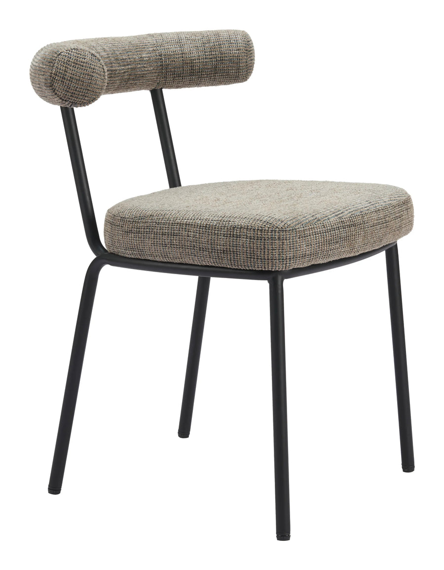 SwayLiving Kede Dining Chair (Set of 2) Green Tweed DINING CHAIRS