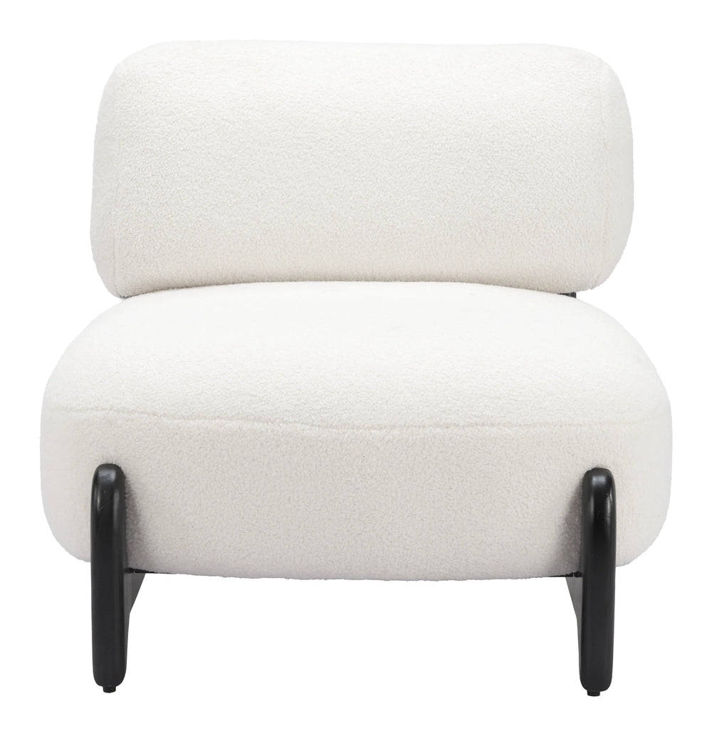SwayLiving Bombo Accent Chair White ACCENT + LOUNGE CHAIRS