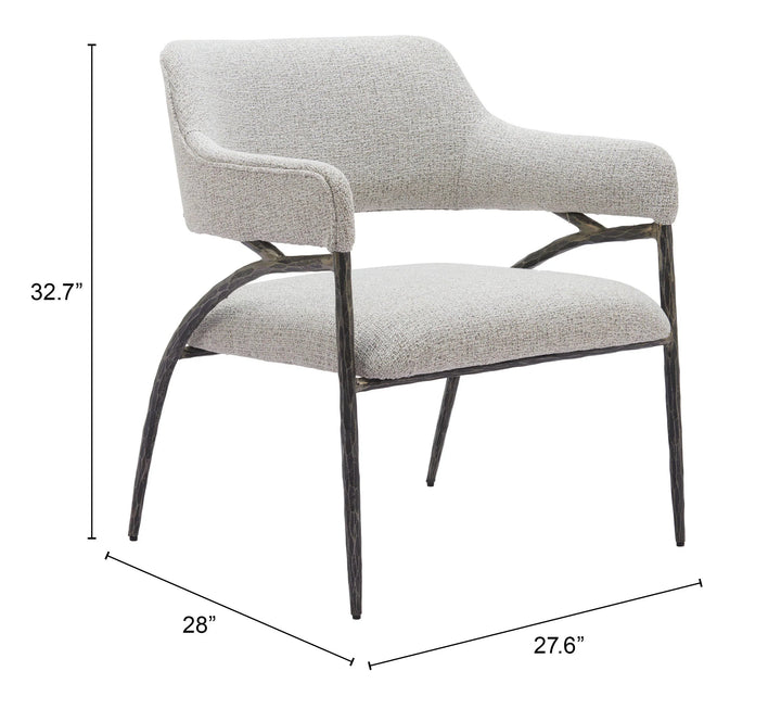 SwayLiving Vesterboro Accent Chair Gray ACCENT + LOUNGE CHAIRS