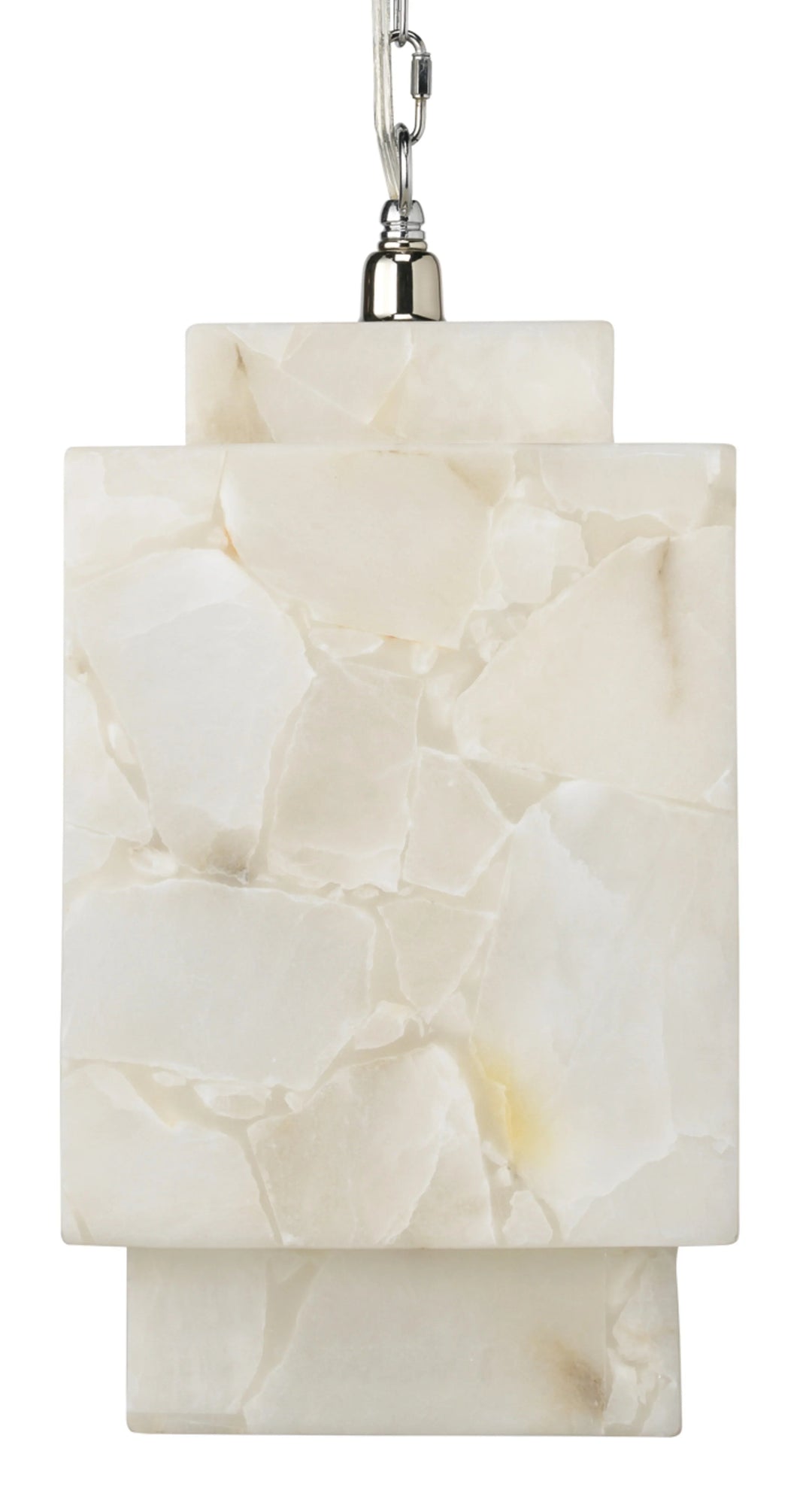 SwayLiving Borealis Alabaster Cube 1-Light Pendant PENDANT LIGHTING