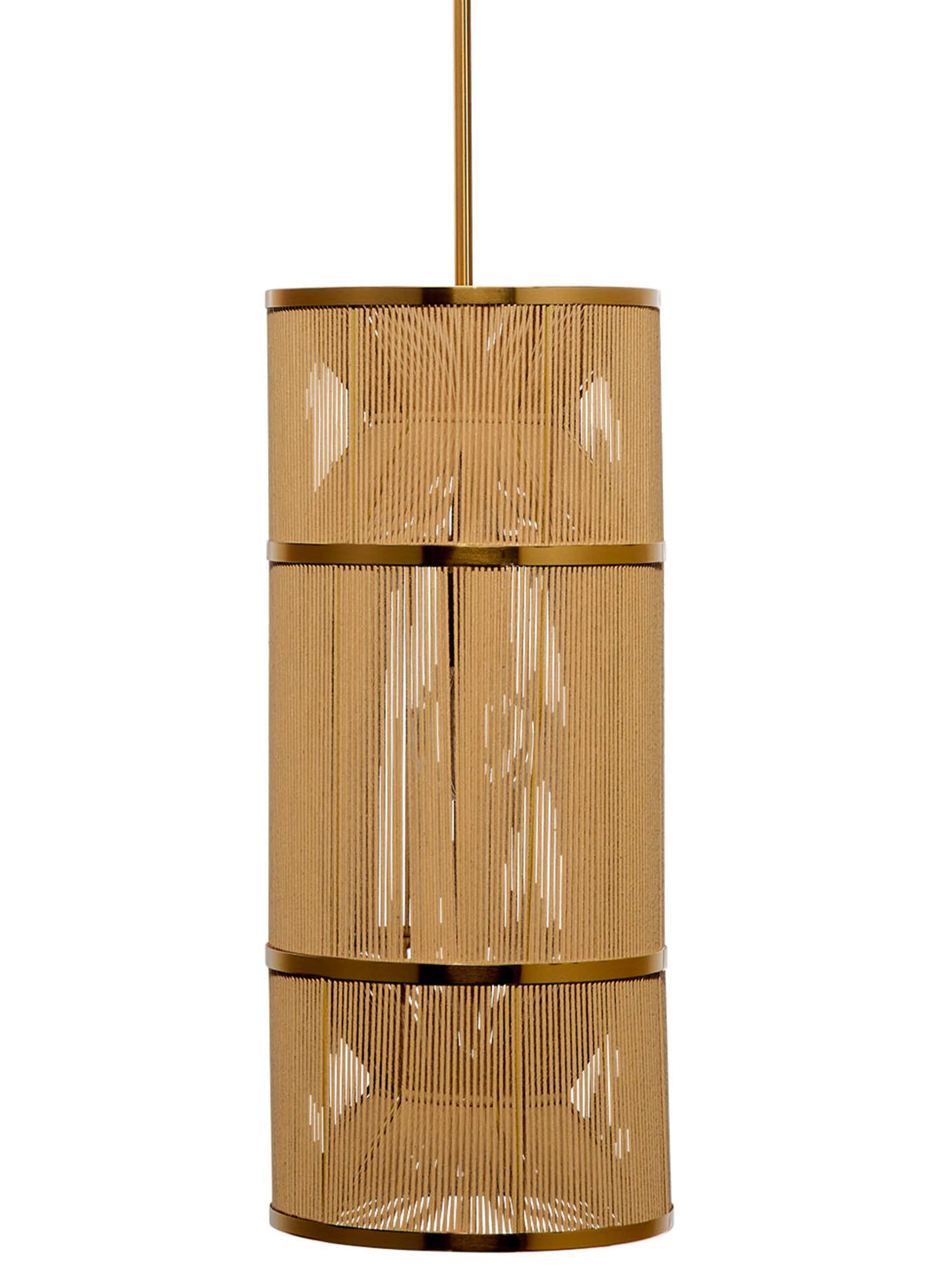 SwayLiving Congruent 1-Light Iron and Cotton Pendant PENDANT LIGHTING