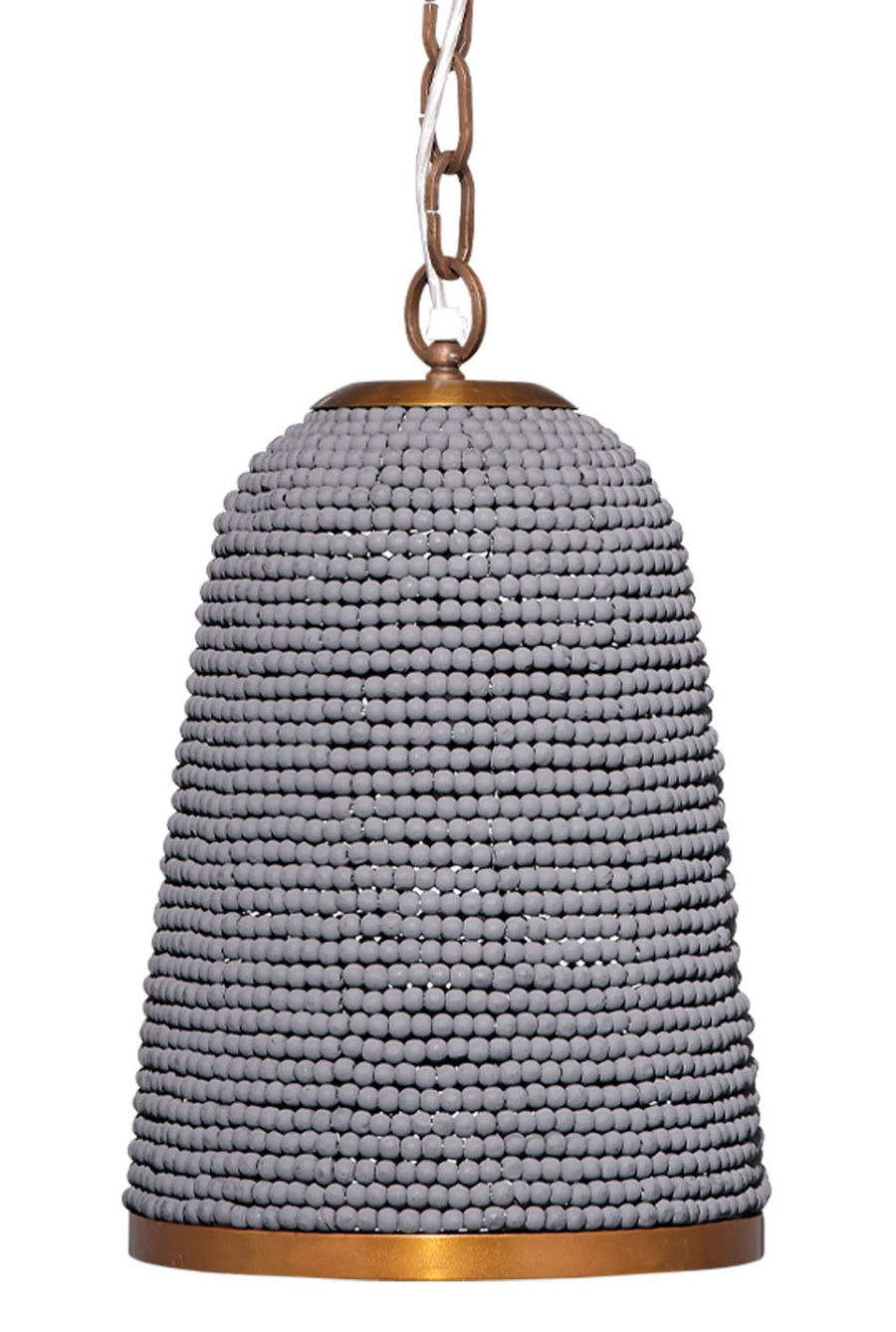 SwayLiving Creekside 1-Light Beaded Pendant, Slate Blue PENDANT LIGHTING