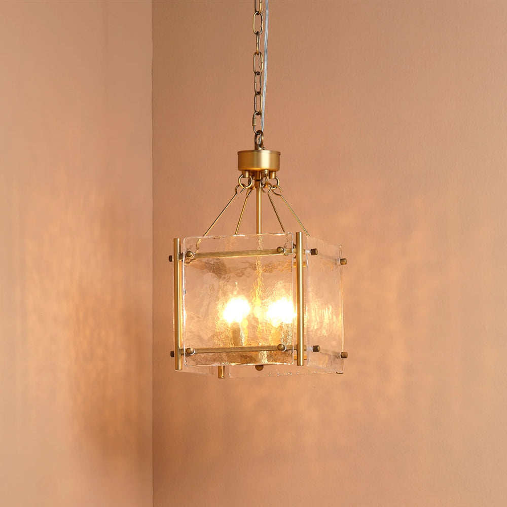 Antique Brass, Clear Glass