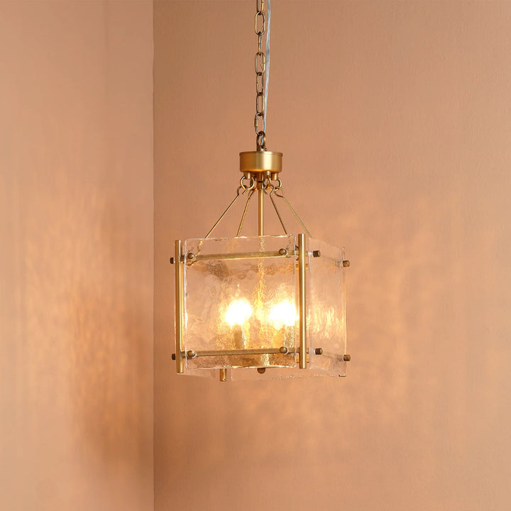 Antique Brass, Clear Glass