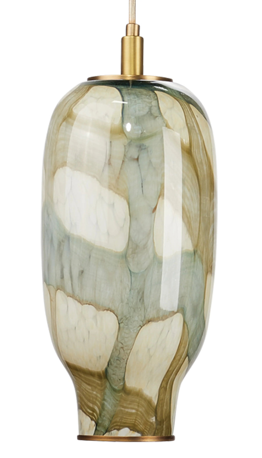 SwayLiving Helen Glass 1-Light Pendant, Small PENDANT LIGHTING