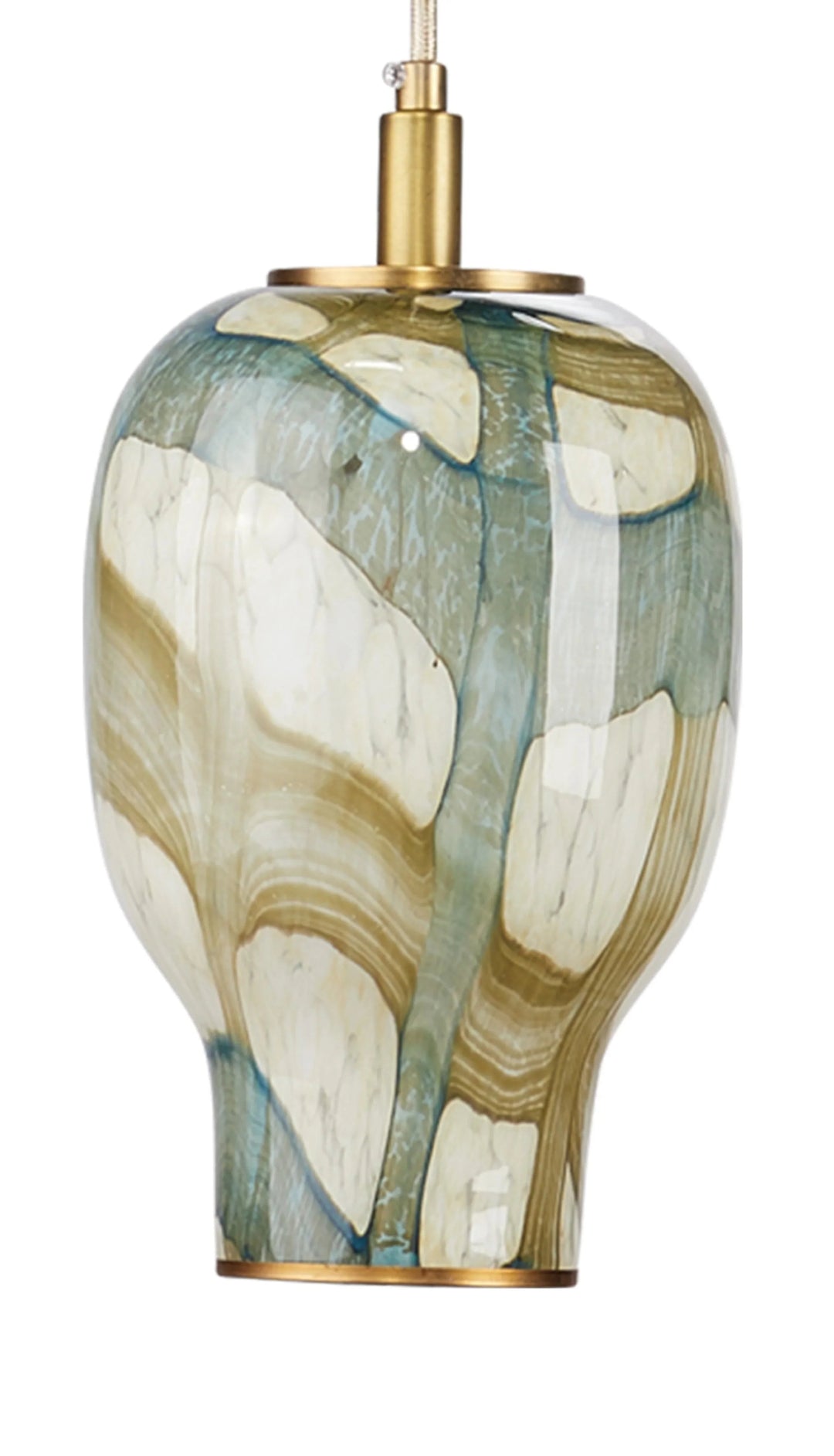 SwayLiving Helen Glass 1-Light Pendant, Large PENDANT LIGHTING