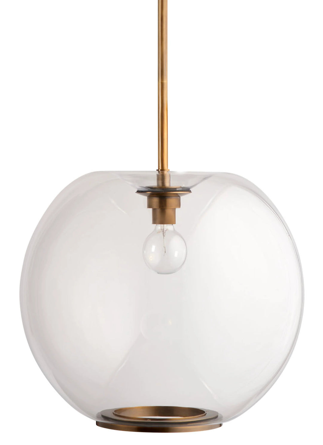 SwayLiving Helium 1-Light Blown Glass Pendant PENDANT LIGHTING