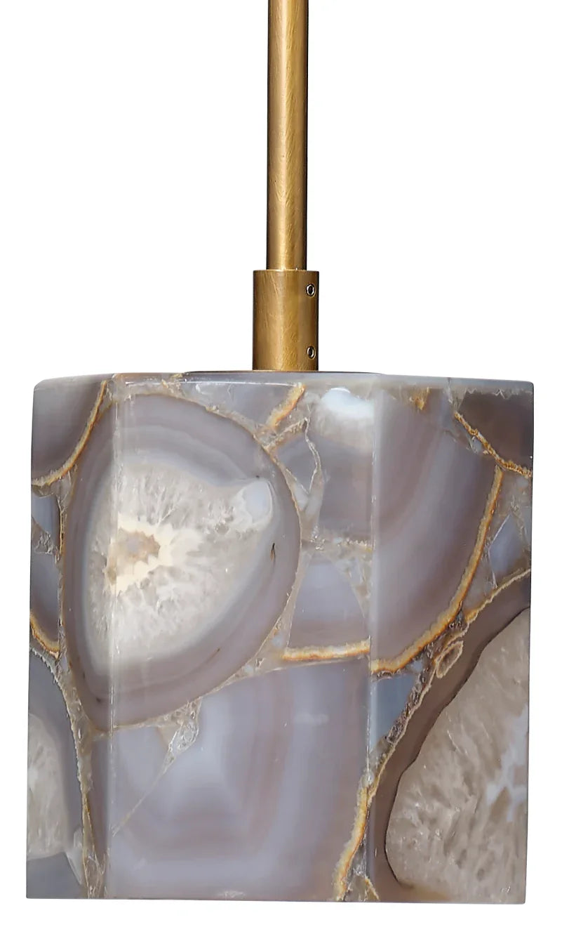 SwayLiving Hex Agate 1-Light Pendant PENDANT LIGHTING