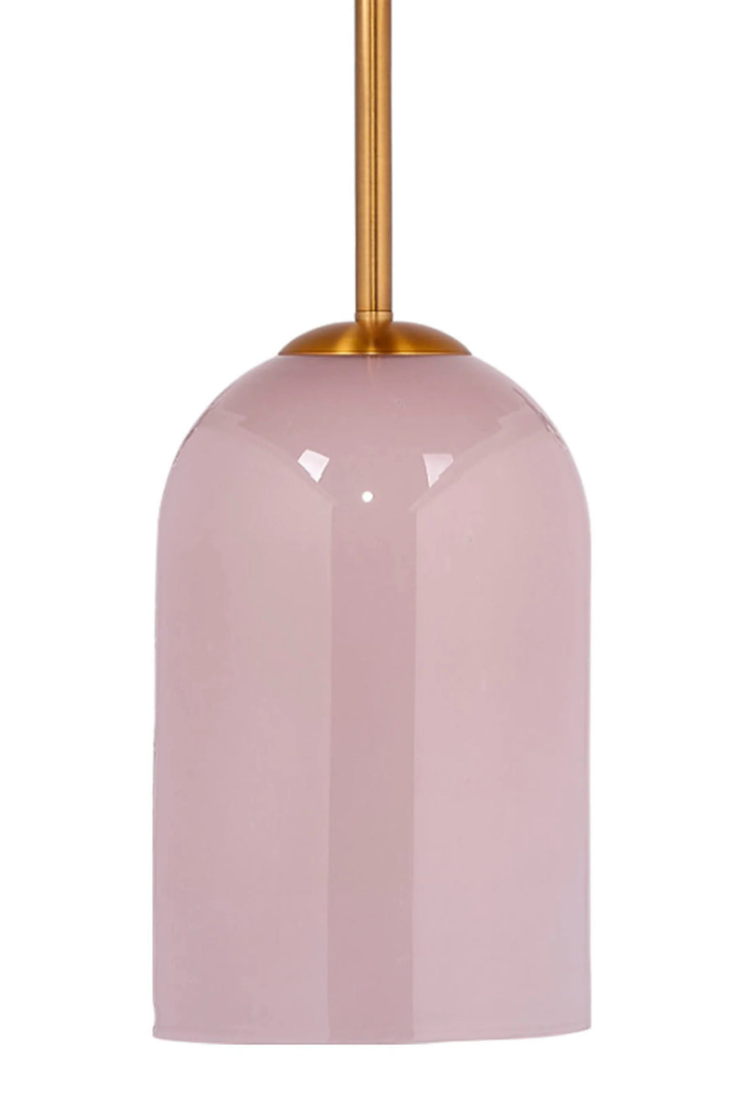 SwayLiving Holt 1-Light Glass Pendant, Pink PENDANT LIGHTING