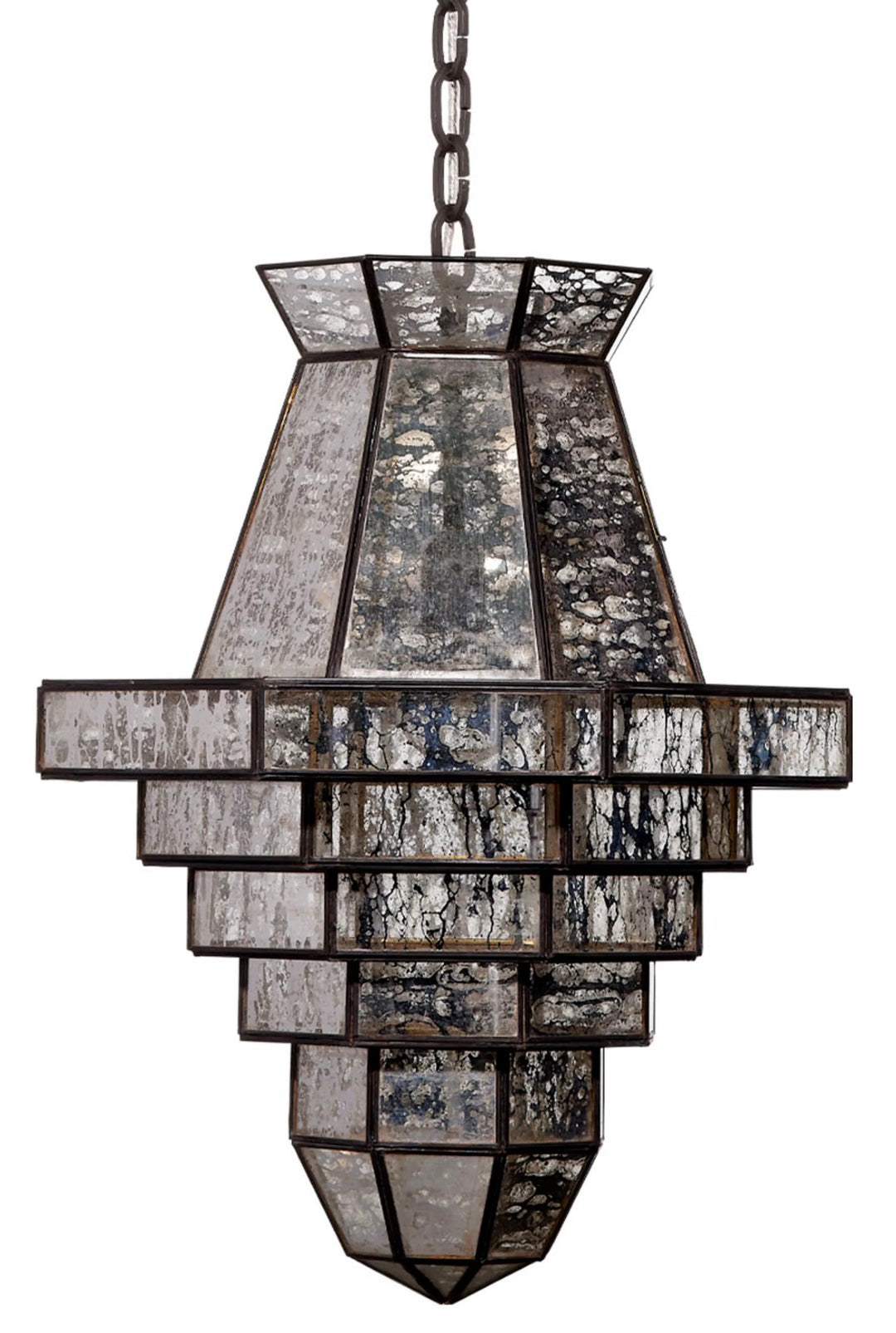SwayLiving Imperial 1-Light Glass and Metal Pendant PENDANT LIGHTING