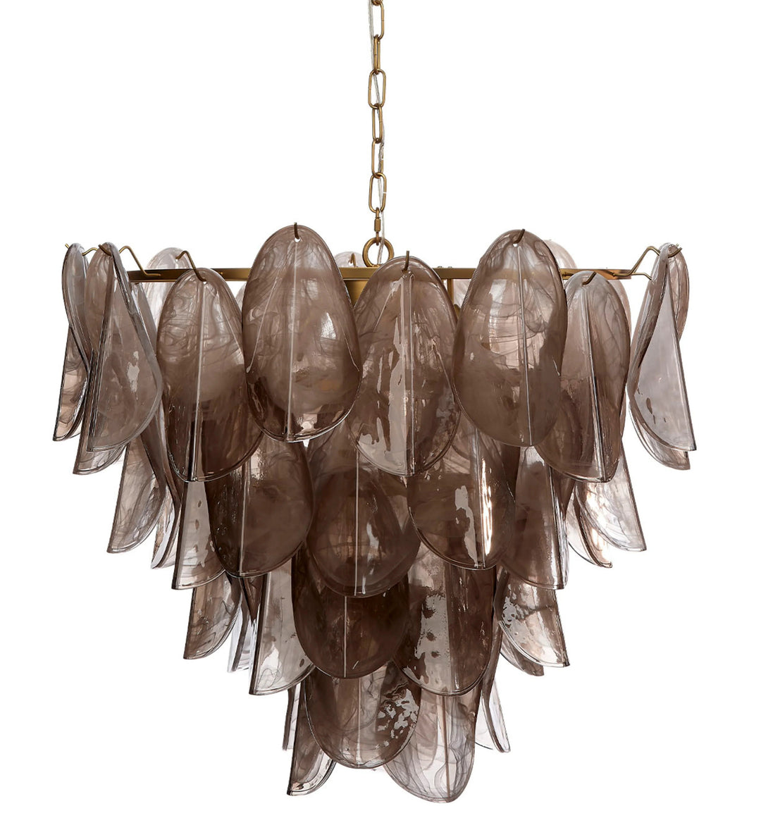 SwayLiving Magnolia 10-Light Quartz Glass Chandelier CHANDELIERS