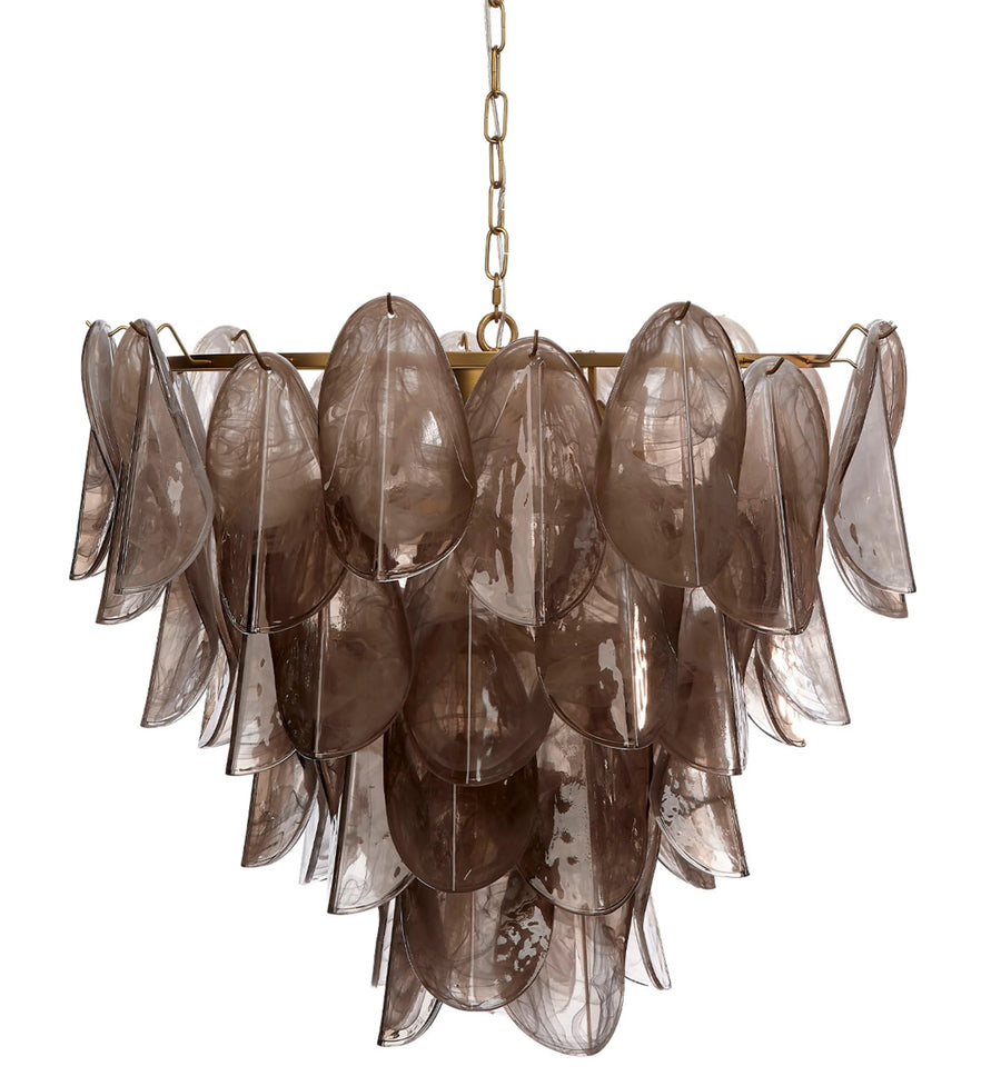 SwayLiving Magnolia 10-Light Quartz Glass Chandelier CHANDELIERS