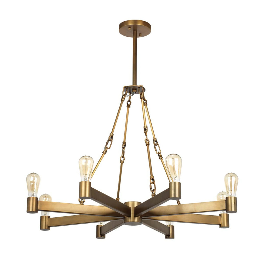 SwayLiving Manchester 8-Light Metal Chandelier CHANDELIERS