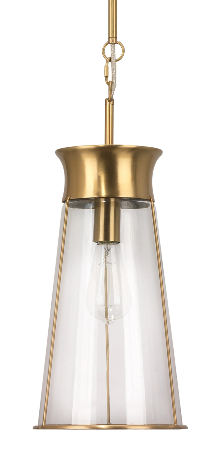SwayLiving Nara 1-Light Pendant, Antique Brass PENDANT LIGHTING