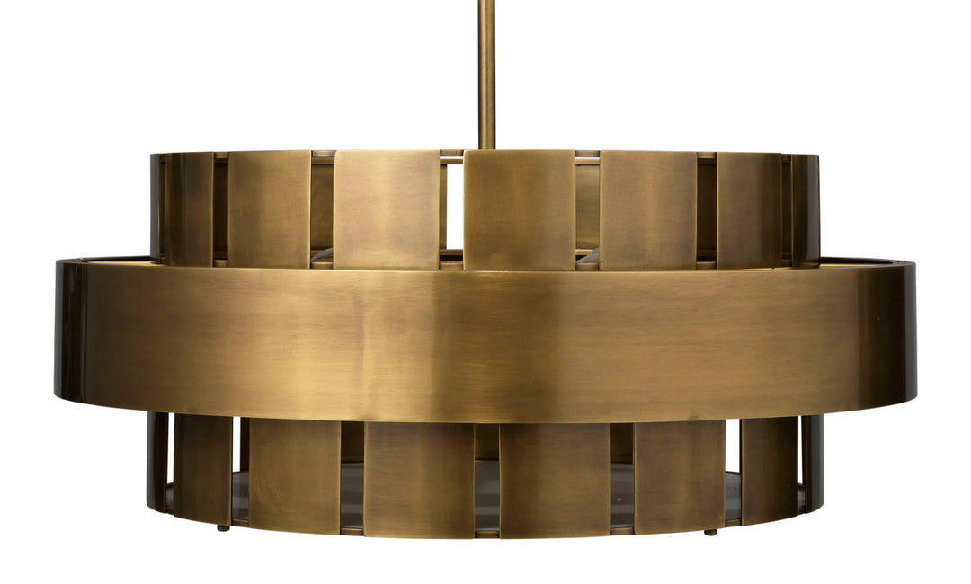 SwayLiving Orbit Steel 4-Light Chandelier CHANDELIERS