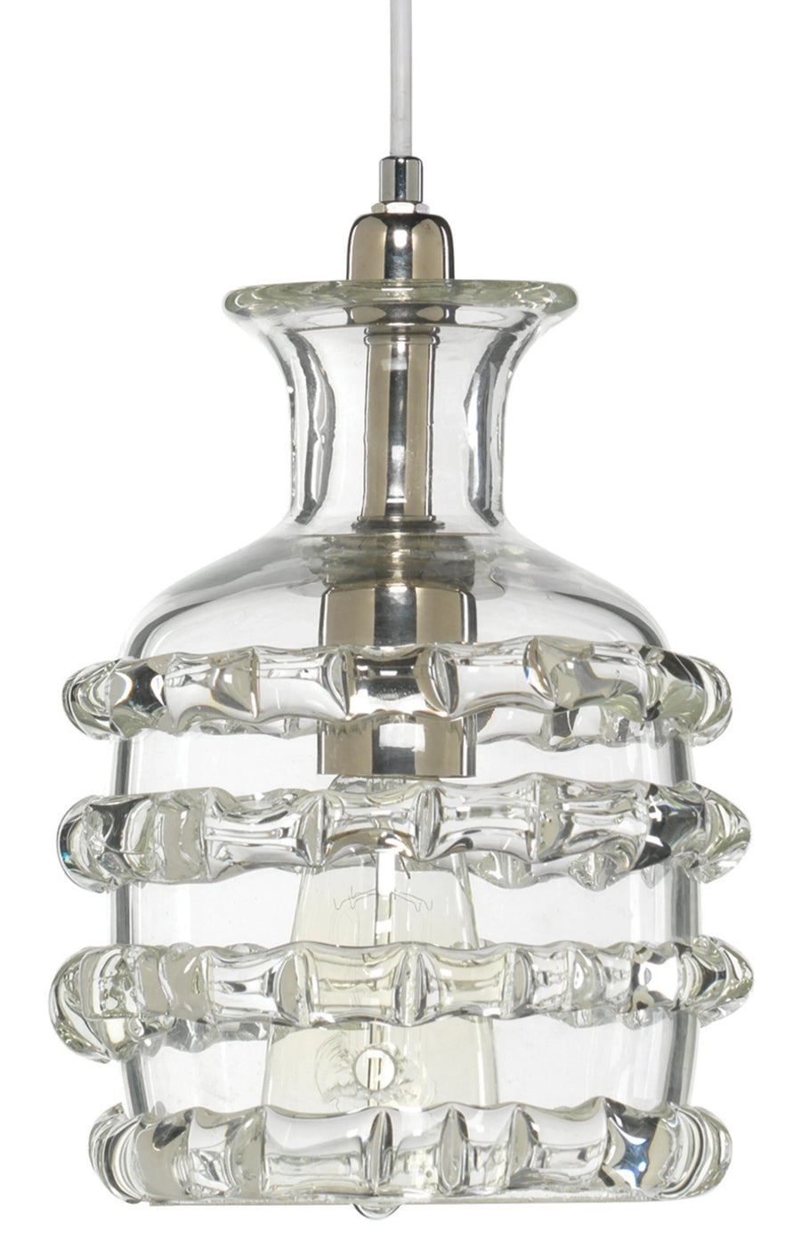 SwayLiving Ribbon 1-Light Glass Pendant PENDANT LIGHTING