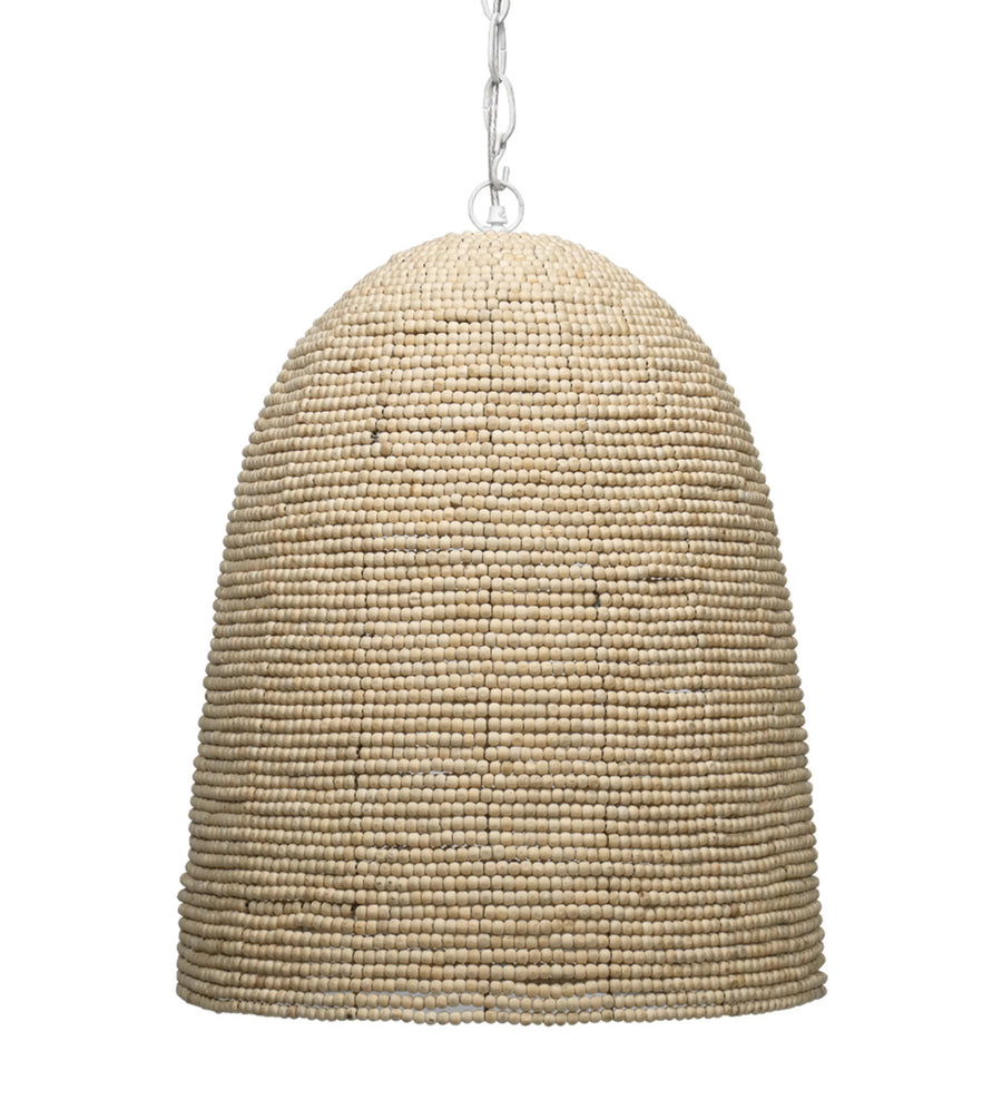 SwayLiving Waterfront Wood Beaded 1-Light Pendant PENDANT LIGHTING