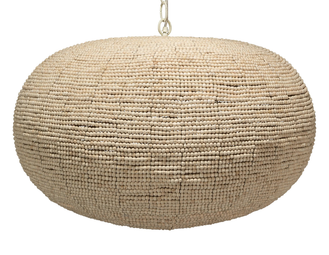 SwayLiving Whirlpool Beaded Wood 3-Light Pendant PENDANT LIGHTING