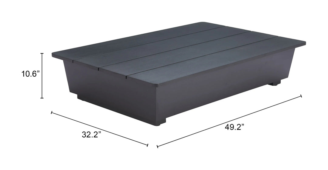 SwayLiving Tien Coffee Table Black OUTDOOR COFFEE TABLES