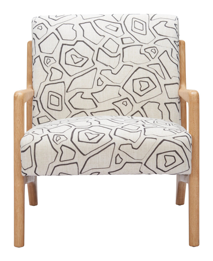 SwayLiving Runa Accent Chair Beige & Natural ACCENT + LOUNGE CHAIRS