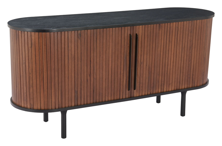 SwayLiving Koriana Sideboard Black & Walnut SIDEBOARDS + CREDENZAS