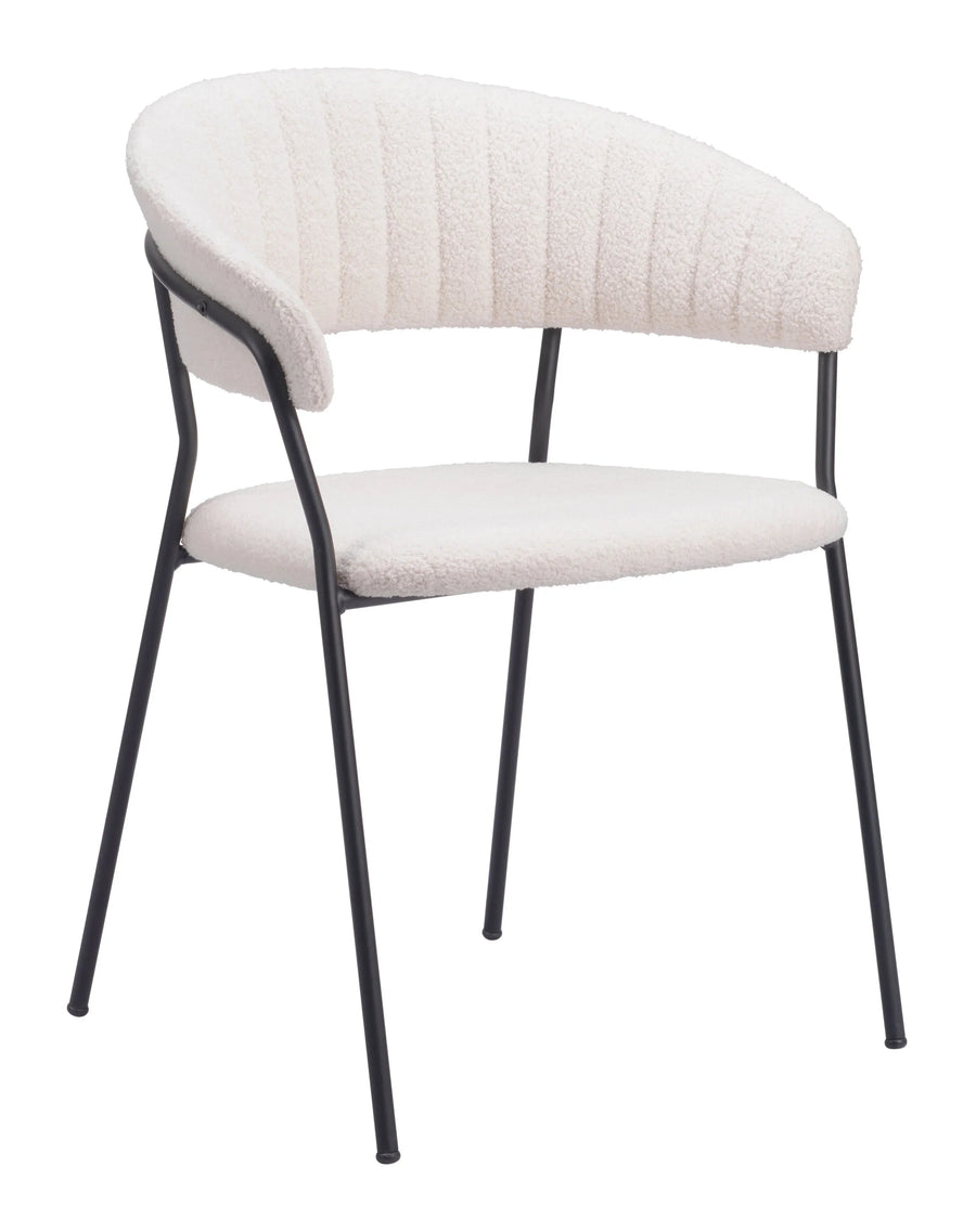SwayLiving Josephine Dining Chair (Set of 2) Cream DINING CHAIRS