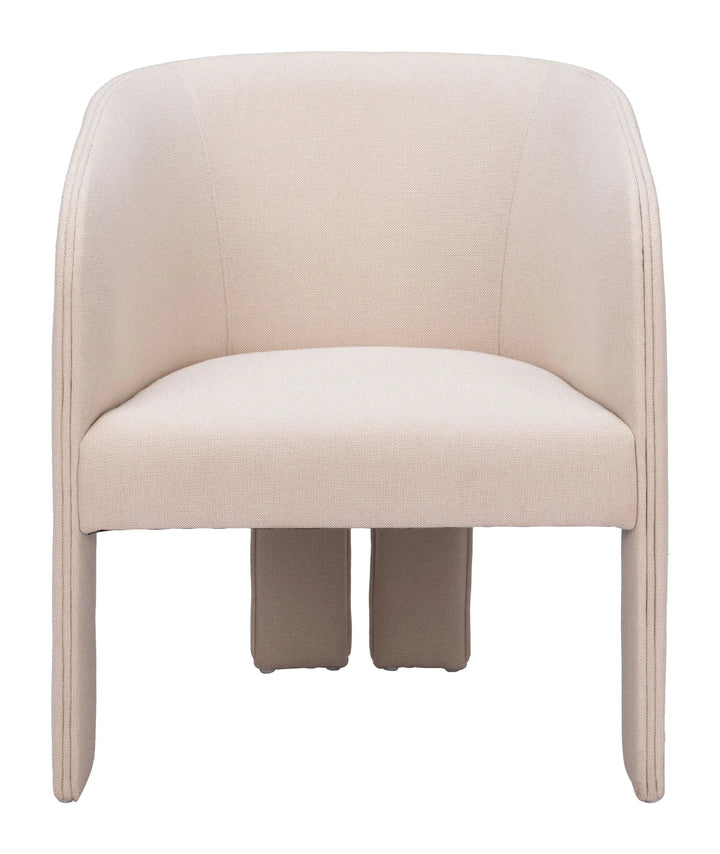 SwayLiving Hull Accent Chair Beige ACCENT + LOUNGE CHAIRS